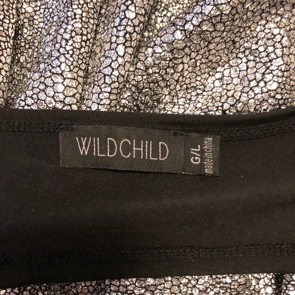 3 for $15 Black & Silver Open Back Dress - Picture 3 of 3